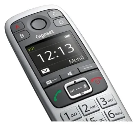 Gigaset E560 platinová / DECT telefón / So záznamníkom / TFT displej 4,57 cm / Výdrž 320 h (S30852-H2708-C101)