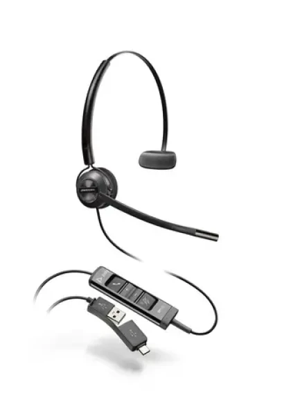 Poly EncorePro 545 čierna / Náhlavná súprava / mikrofón / jedno slúchadlo / USB-A (783R4AA)
