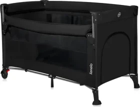 Lionelo Postieľka cestovná Ellen 3v1 Black Carbon / od 0 do 3 rokov / do 15 kg (LO-ELLEN BLACK CARBON)