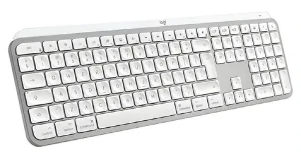 Logitech MX Keys S pre Mac svetlo šedá / Bezdrôtová klávesnica / USB-C / BT / US layout (920-011638_CZ)