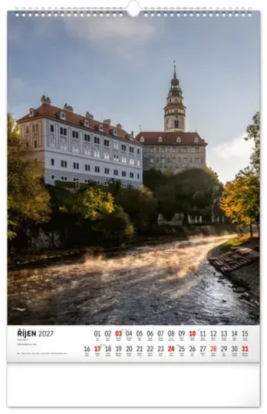 NOTIQUE Nástenný kalendár Má vlasť 2027 / 33 × 46 cm