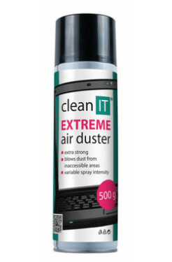 CLEAN IT EXTREME Stlačený plyn 500g / nehorľavý (CL-136)