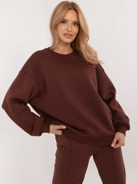 Mikina CLM BL 1280.22 hnedá XL