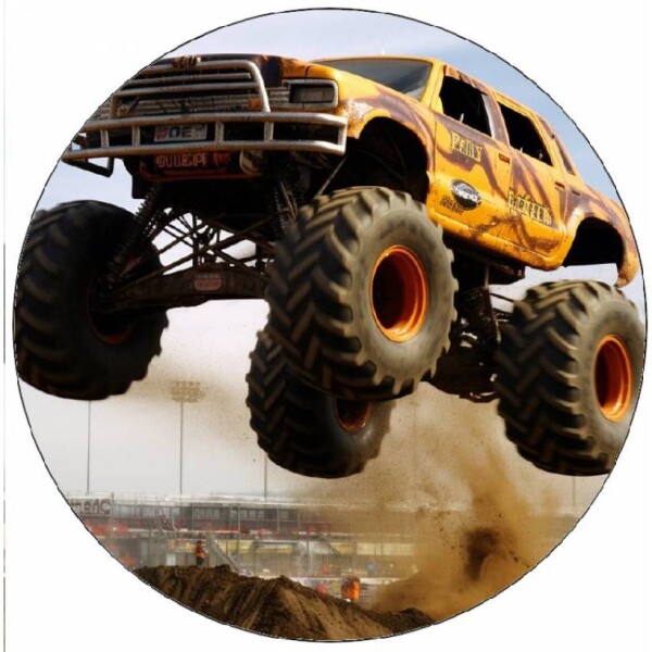 Jedlý papier „Monster Truck“ pri skoku 19,5 cm - Pictu Hap