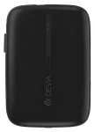 Devia Kintone čierna / Powerbanka / 10000 mAh / vstavané káble (6938595387562)