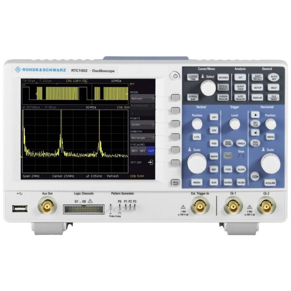 Rohde & Schwarz R&S® RTC-BNDL digitálny osciloskop 50 MHz 1.25 GSa/s 1 Mpts 8 Bit 1 ks; 1335.7500P98