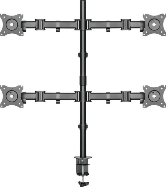 Deltaco Držiak na 4 monitory 13" - 27" (ARM-0302)