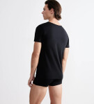 Pánske tričko EVER Ease O-Neck - BLACK - black 0004 - SLOGGI BLACK XXL