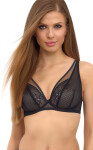 Mäkká podprsenka Lupo 2526 bralette černá 85B