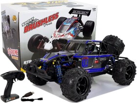 Mamido Auto na diaľkové ovládanie R / C 4x4 Buggy Enzon 45 km / h modré