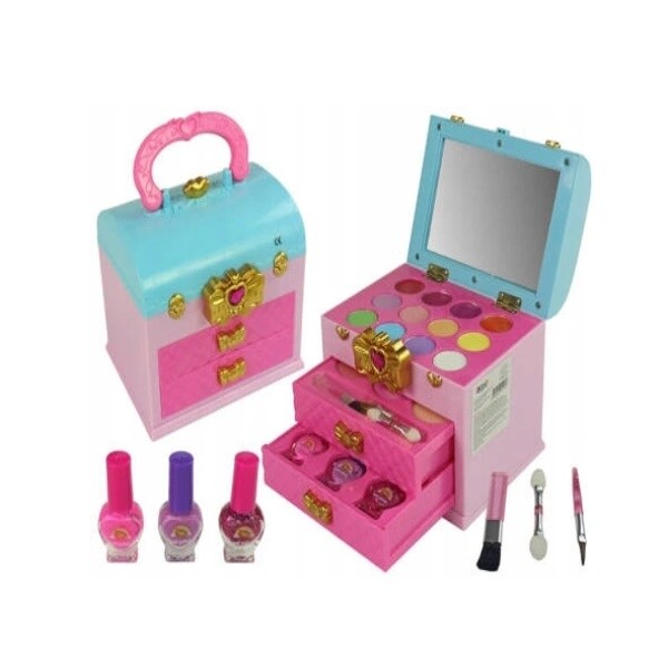 MalPlay Detský kozmetický kufrík s make-up sadou