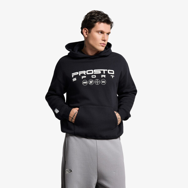 Mikina Prosto Hoodie Target Black L