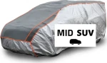 Compass Ochranná plachta proti krúpam MID SUV / 480 x 195 x 155 cm / strieborná / EVA