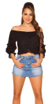 Trendy Off Shoulder Longsleeve with Lacing