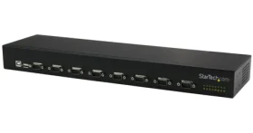 StarTech adaptér USB na sériový Port RS232 čierna / Adaptér / 8 portov / USB 2.0 / FTDI FT4232 (ICUSB23208FD)