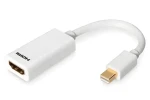 Digitus Mini DisplayPort - HDMI biela / Redukcia / Full HD 1080p / 0,15 m (AK-340411-001-W)