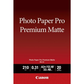 Canon fotopapier PM-101 Premium Matte / A3 / 210g / 20 listov / matný (8657B006)