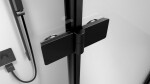 POLYSAN - ZOOM BLACK sprchové dvere do niky 900 lavé, číre sklo ZL4915BL-01