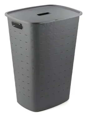 Curver Softex tmavo šedá / Kôš na bielizeň / 56 l (258698)
