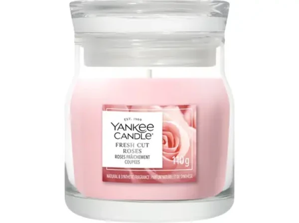 Yankee Candle Fresh Cut Roses Signature Malý (5038581190983)