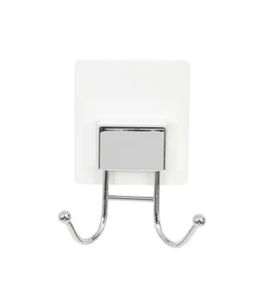 Compactor Bestlock Magic Dvojitý samolepiaci háčik chrómová / bez vŕtania (RAN6847)