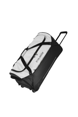 Cestovná taška na kolieskach Travelite Basics Trolley Travel Bag Black/white
