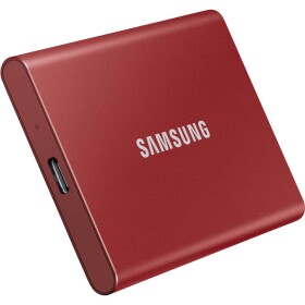SAMSUNG T7 Externý SSD disk 1TB červená / Externý SSD / R: 1050 MBs amp; W: 1000MBs / USB-C / 3y (MU-PC1T0R/WW)