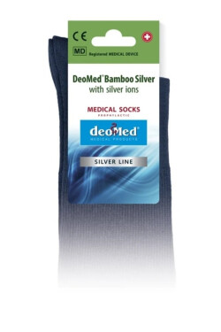 DEOMED BAMBOO SILVER ponožky černá 39-42