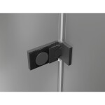 MEXEN/S - Lunar-F L sprchový kút skladacie dvere pravá 90 x 80, transparent, grafit metal 836L-090-080-95-00-P