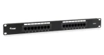 Equip 19" / Patch panel / 16x RJ-45 / Cat5e UTP / 1U / čierny (235317)