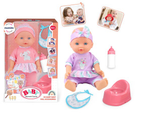Mamido Mamido Bábika bábätko s nočníkom a príslušenstvom Baby Sweet Love MT1593