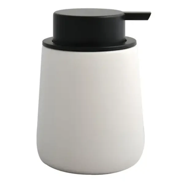 MSV MAONIE dávkovač mydla bielo-čierny / keramika / 350 ml (3700703918523)