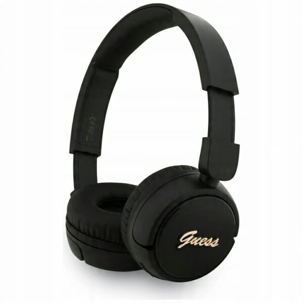 Guess Headphones Guess Bluetooth 5.3 Metal Logo Script black