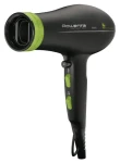 Rowenta Eco Intelligence CV 6030 čierna / zelená / sušič vlasov / 1500 W / Ionizácia / 3 teploty / 2 rýchlosti / difuzér (CV 6030)