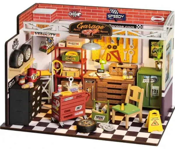 Robotime miniatúra domčeka Garáž