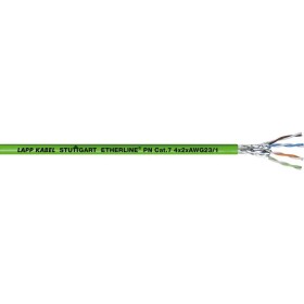LAPP 2170605/100 sieťový kábel ethernetový ETHERLINE® PN 8 x 0.25 mm² zelená 100 m; 2170605/100