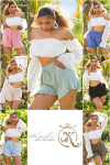 Sexy Musthave Summer Highwaist Shorts babyblue S/M