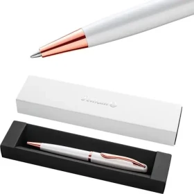 Pelikan Jazz Noble Elegance K36 perleťovo biela / Guľôčkové pero / darčeková krabička / modrá náplň (821742)