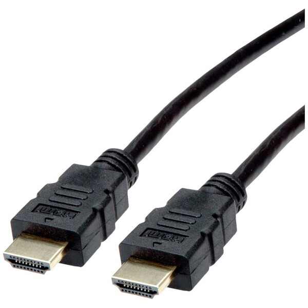 Roline HDMI prepojovací kábel Zástrčka HDMI-A, Zástrčka HDMI-A 7.50 m čierna 11.04.5935 4K UHD, tienený HDMI kábel; 11.04.5935