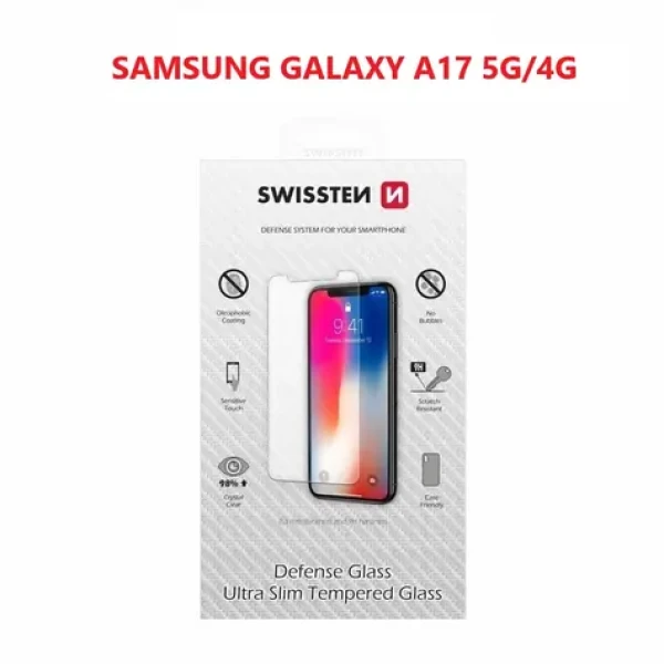 Swissten Ochranné temperované sklo 2.5D pre Samsung Galaxy A17 5G/4G (74518019)