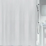 Spirella TWILL sprchový záves 240 x 180 cm biely / PEVA (7610583058461)