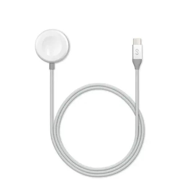 Epico USB-C nabíjací kábel pre Apple Watch 1.2m strieborná (9915102100017)