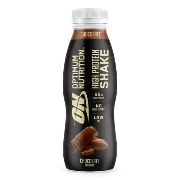 Optimum High Protein Shake - Optimum Nutrition (čokoláda, 330 ml) (33007-1-330ml-chocolate)