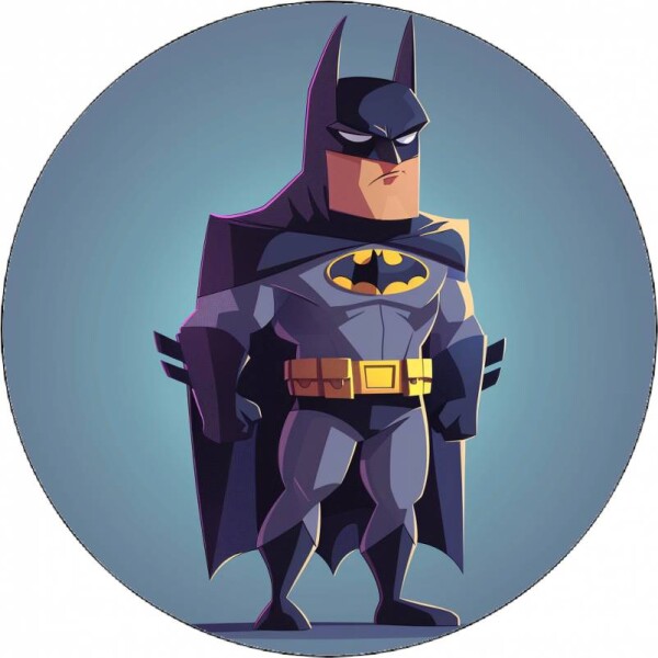 Jedlý papier Batman – malé logo, 19,5 cm - Pictu Hap