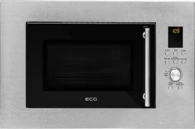 ECG MTD 2390 VGSS strieborná / Vstavaná mikrovlnná rúra s grilom / 1000 W / 23 L / 5 úroveň ohrevu / 9 programov (310511114958)