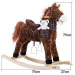 Hojdací kôň Andalusier plyšový-zvukové efekty