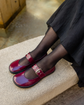 Shapen Mary Jane Coco Bordeaux barefoot baleríny 39 EUR