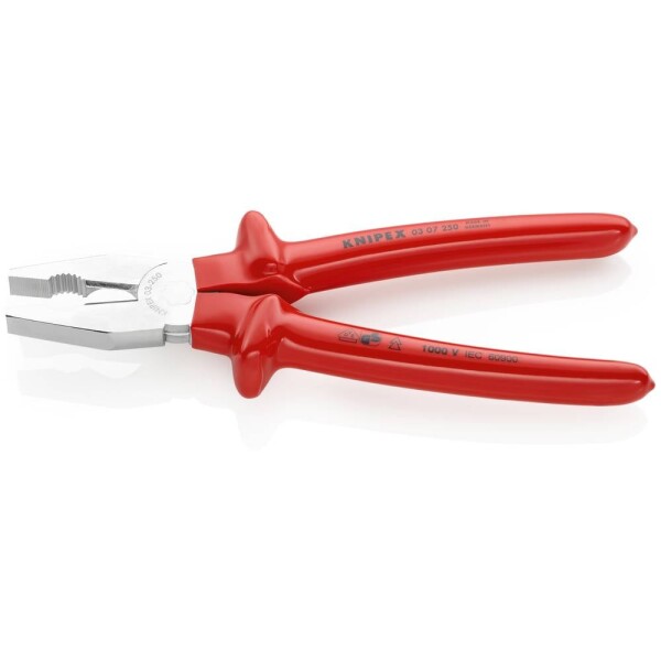 Knipex 03 07 250 VDE kombinované kliešte, 250 mm, DIN ISO 5746, DIN EN 60900; 03 07 250