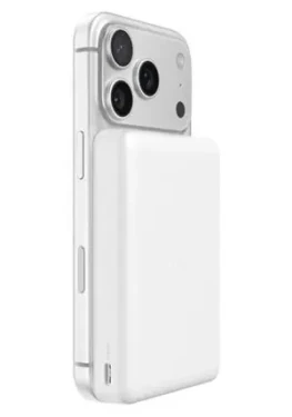 Belkin BOOST CHARGE Qi2 Slim biela / Bezdrôtová powerbanka / Magnetická / 10000mAh (BPD015hqWH)