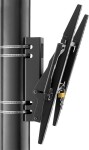 Hagor HAGOR PLW Saeulenadapter neigbare Halterung zur Adaption an Saeulen max Tragl 30kg VESA max 400x400 fuer Saeulendurchmesser bis 1,5m